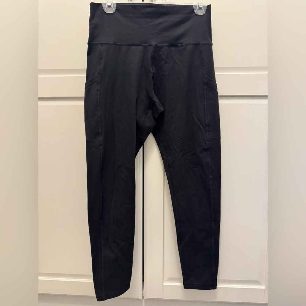 Aerie OFFLINE The Hugger Black High-Rise Leggings